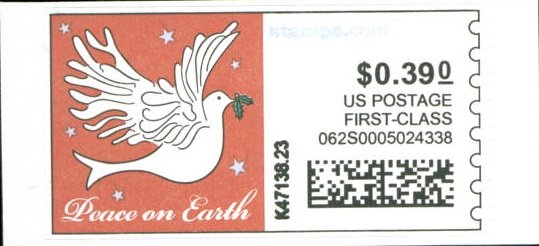 Stamp, Dove, United States of America,  , Animals (Fauna), Birds, Pigeons