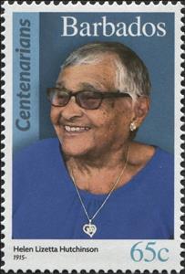 Stamp, Helen Lizetta Hutchinson (1915-), Barbados,  