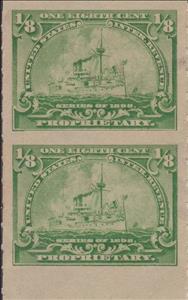 Revenue Stamp, Proprietary/Battleship, United States of America,  , Ships