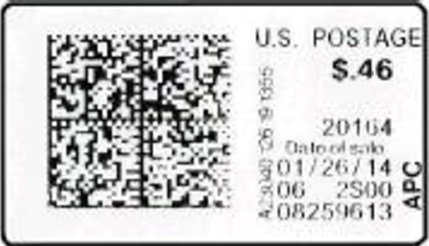 APC With Vertical Coding to Left of Date