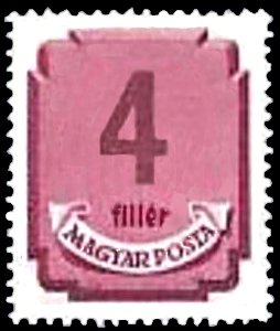 Stamp, Postage due, Hungary,  