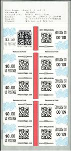 Booklet Pane, Neopostage, United States of America,  