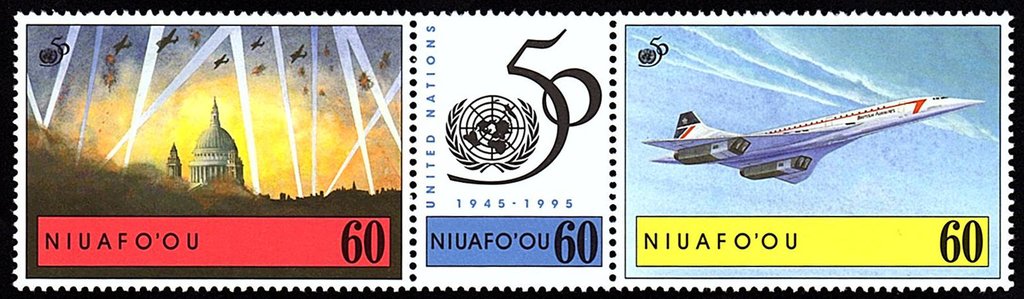UN50 Se-tenant triple type 60