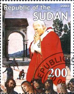 Stamp, Pontificate John Paul II, Cinderellas,  , Popes