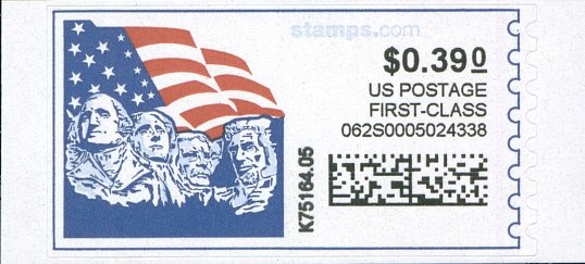 Flag and Mount Rushmore