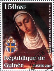 Stamp, Eustochia Smeraldo Calafato, Cinderellas,  , People, Popes