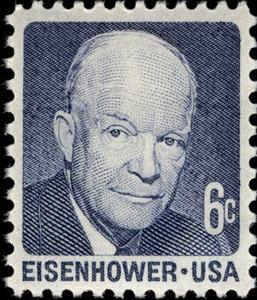 Stamp, Dwight David Eisenhower, United States of America,  