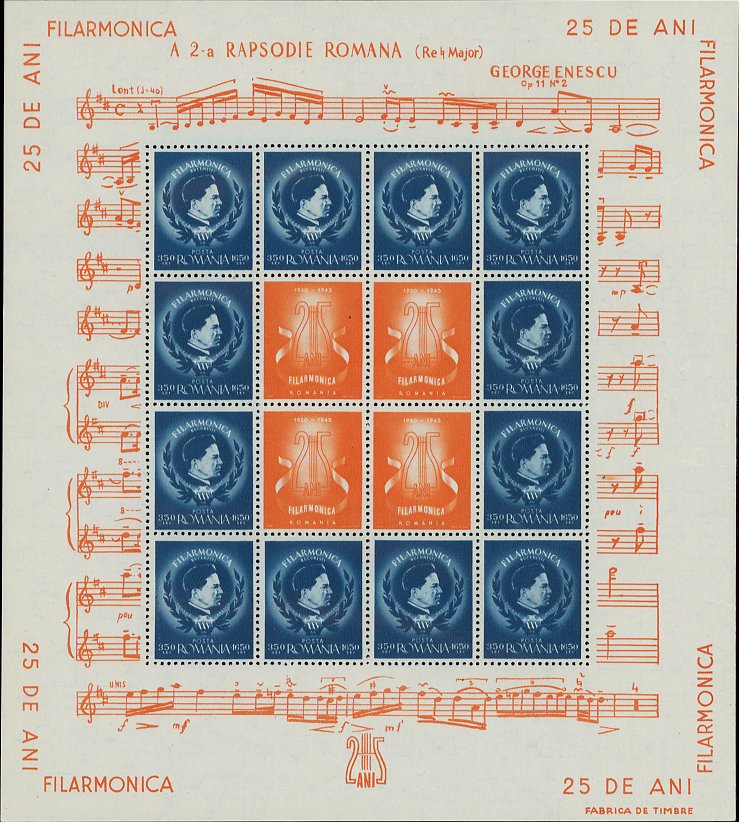 George Enescu (1881-1955) composer MS