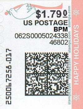 Stamp, Dove, United States of America,  