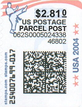 Stamp, Judo, United States of America,  