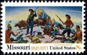 Stamp, 150 Years Missouri Statehood, "Independence ...", United States of America,  