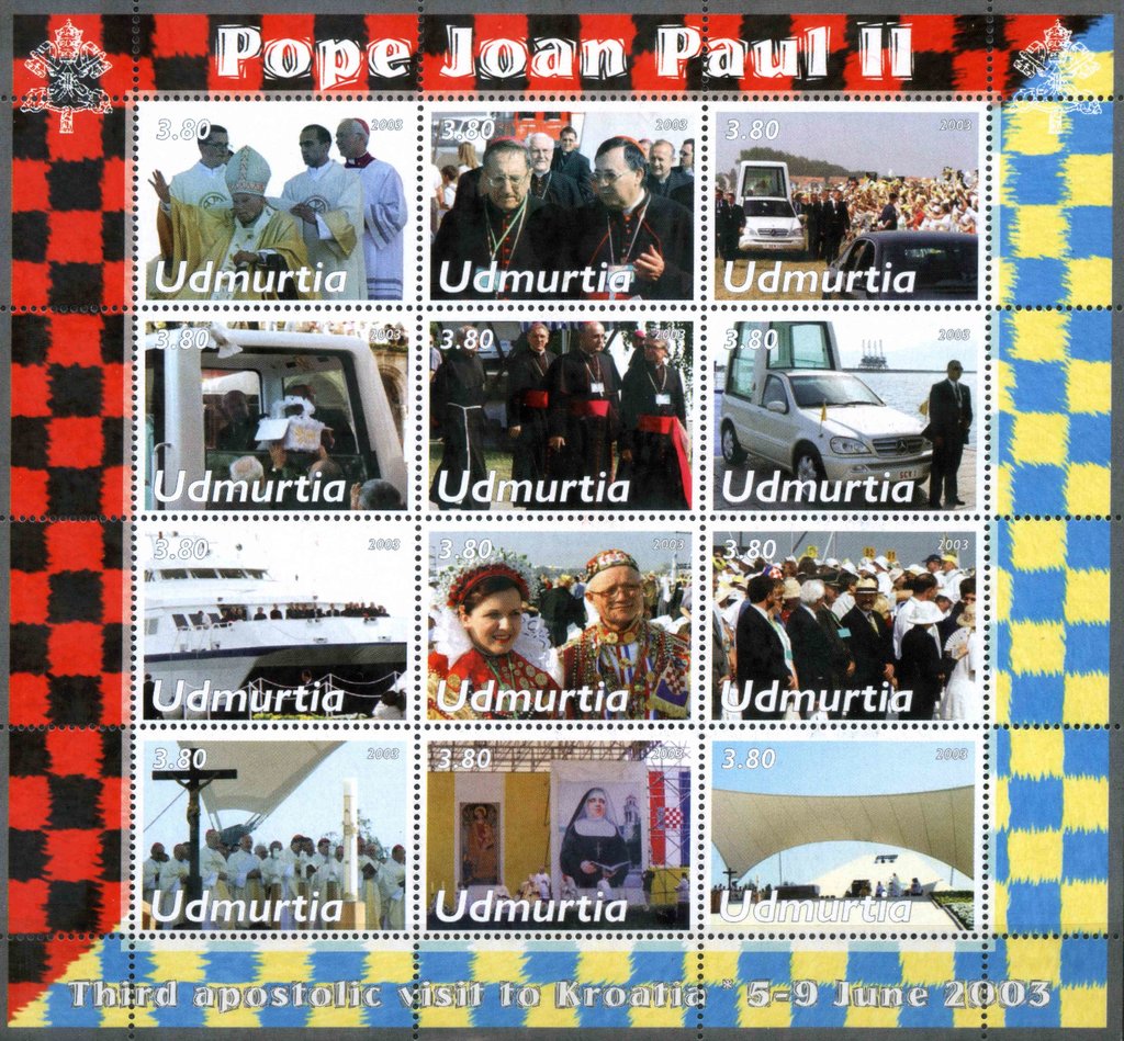 Pope John Paul II - Visit to Croatia 5-9 June 2003