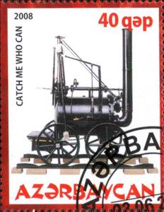 Stamp, Catch Me Who Can, Cinderellas,  , Locomotives, Railways, Steam Traction