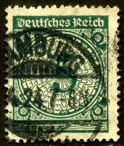 Stamp, Rentenmark, only numeral, German Realm,  , Numbers
