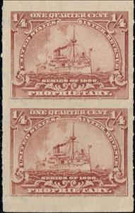 Revenue Stamp, Proprietary/Battleship, United States of America,  , Ships