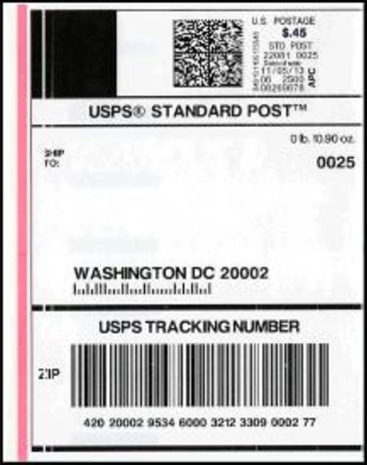 APC With Vertical Coding to Left of Date