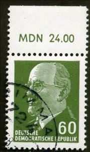Stamp, Ulbricht, Walter, Germany, Democratic Republic,  , Famous People, Heads of State, Men, Politicians