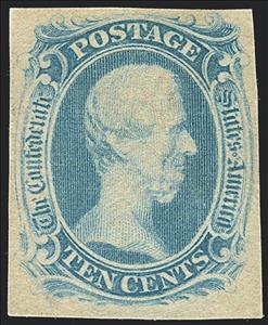Stamp, Jefferson Davis, Confederate States of America,  