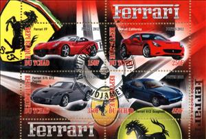 Mini Sheet, Ferrari, Cinderellas,  , Cars