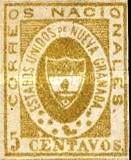 Stamp, Arms of New Granada, Colombia,  , Coats of Arms