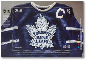 Souvenir Sheet, 100th Anniv. of Toronto Maple Leafs ® Souvenir sheet, Canada,  , Leaves