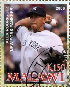Stamp, Alex Rodriguez, Cinderellas,  , People, Sports