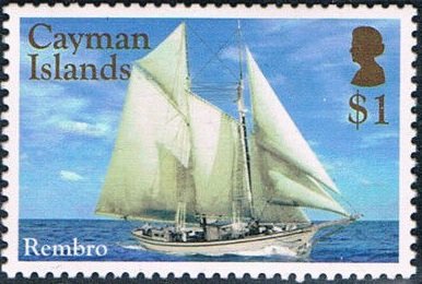 Stamp, Rembro, Cayman Islands,  , Sailing Ships, Ships