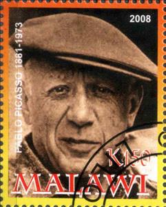 Stamp, Pablo Picasso, Cinderellas,  , Painters