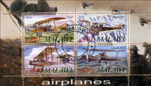 Mini Sheet, Airplanes, Cinderellas,  , Aircraft