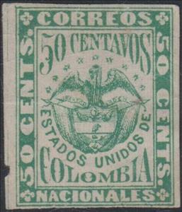 Stamp, Coats of Arms, Colombia,  , Coats of Arms