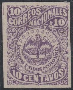 Stamp, Coats of Arms, Colombia,  , Coats of Arms