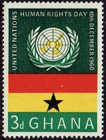 Flag and globe