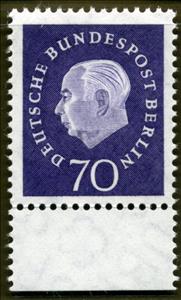 Stamp, Prof. Dr. Theodor Heuss (1884-1963), Berlin,  , Famous People, Heads of State, Men