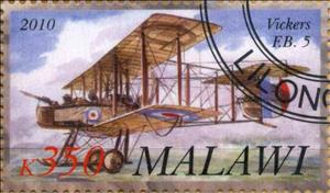 Stamp, Vickers EB. 5, Cinderellas,  , Aircraft