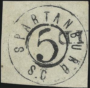 Stamp, Spartanburg, S.C., Confederate States of America,  