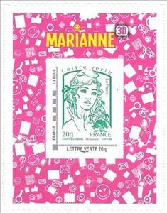 Stamp, Stamp Connected, France,  , Women
