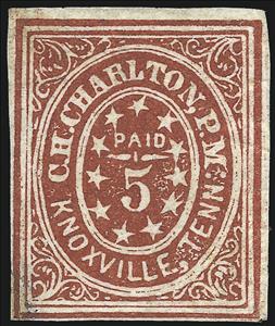 Stamp, Knoxville, Tenn., Confederate States of America,  