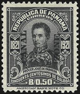 Stamp, Jose de Fabrega, Canal Zone,  