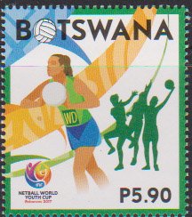 Stamp, World Youth Netball Cup, Gaborone 2017, Botswana,  , Sports
