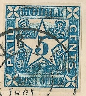 Stamp, Mobile, Ala., Confederate States of America,  