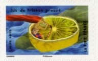 Stamp, Lemon, France,  , Fruits