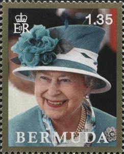Stamp, 65th Anniversary of Reign of Queen Elizabeth II, Bermuda,  , Queens, Royalty