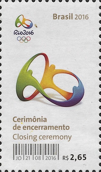 Olympics closing ceremony emblem