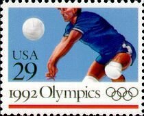 Stamp, Volleyball, United States of America,  , Olympic Games