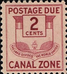 Stamp, Canal Zone Seal, Canal Zone,  