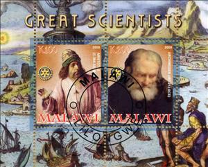 Mini Sheet, Great Scientists, Cinderellas,  , People, Scientists