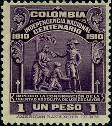 Bolivar demands liberation of slaves