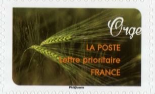 Stamp, Orge, France,  , Cereals, Plants (Flora)