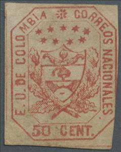 Stamp, Coats of Arms, Colombia,  , Coats of Arms