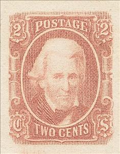 Stamp, Andrew Jackson, Confederate States of America,  